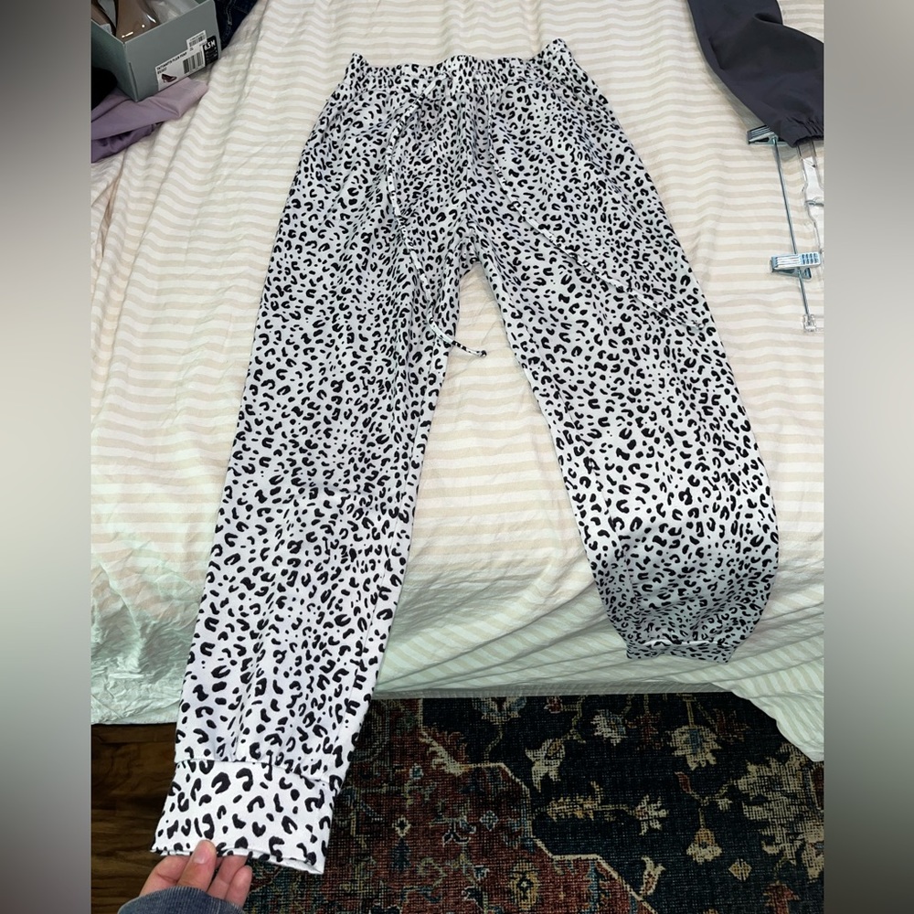 Cheetah joggers